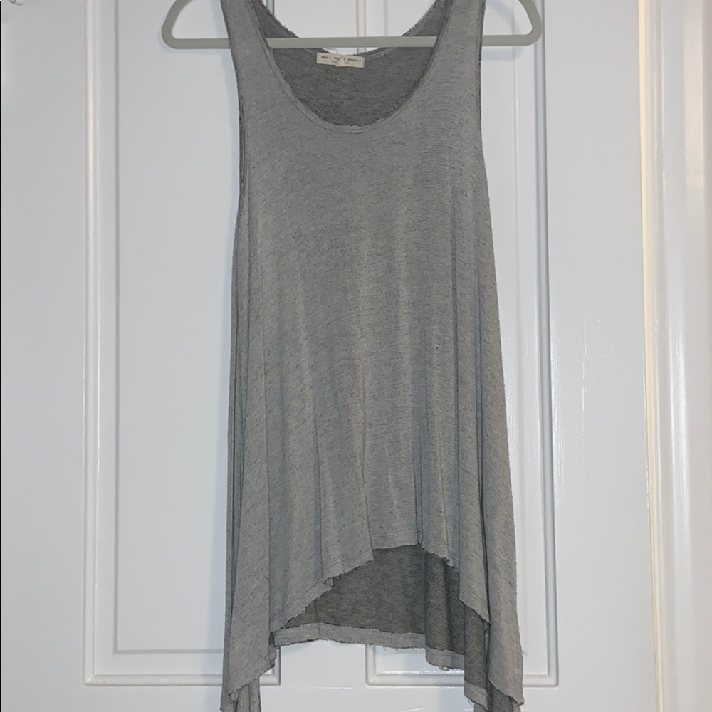 urban outfitters “truly madly deeply” grey tunic